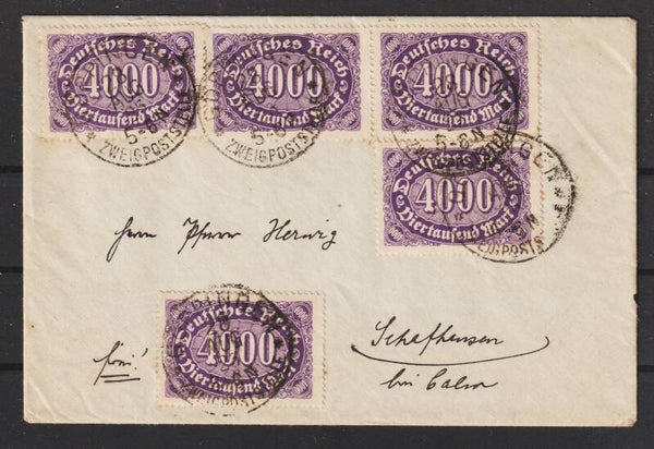 MiNr. 255 portogerechte MeF  (b641)