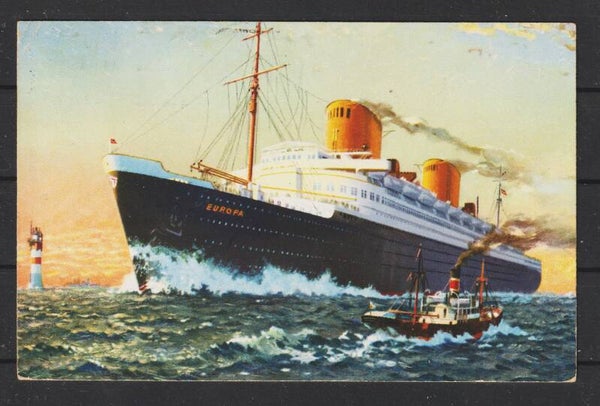 Norddeutschen Lloyd Bremen, Vierschrauben-Turbinen-Schnelldampfer "EUROPA" (b649)