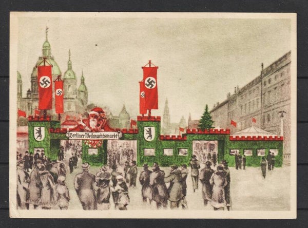 Propagandakarte "Berlicher Weinachtsmarkt 1937"  (b651)