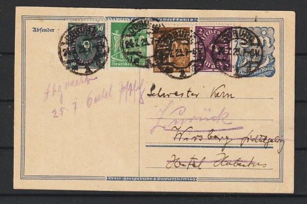 Ganzsachen Karte P 150 portogerecht  (b687)