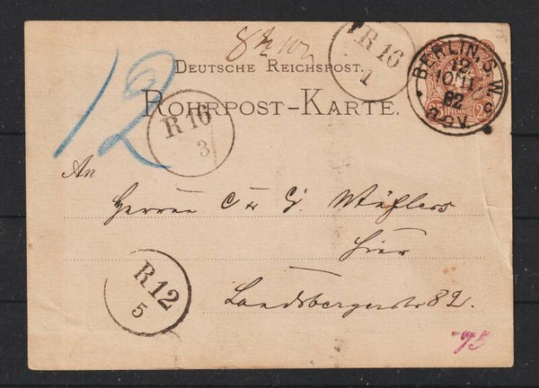 Rohrpost-Karte RP 2  (b700)