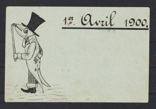 Privat Ganzsache PP 7  "1. April 1900"  (s23145)