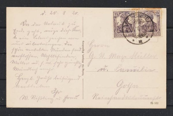 MiNr. 101 MeF AK, ELGERSBURG 20.8.20 (b739)