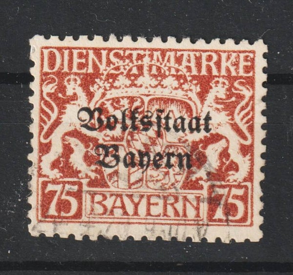 MiNr. D 41 w gestempelt, geprüft, Katalogpreis: 40,00 €