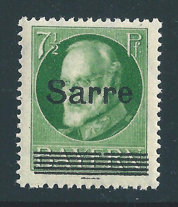 Saar MiNr. C 31 ** geprüft Burger BPP,  Plattenfehler   (sab55)