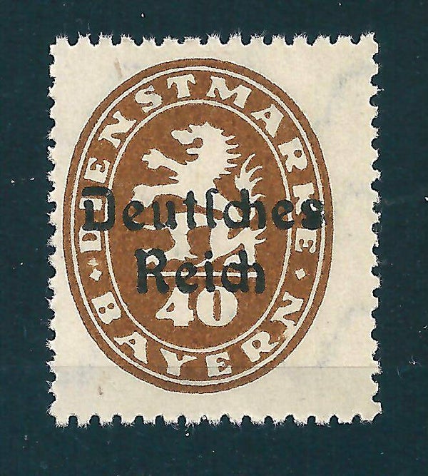 MiNr. D 39 ** Plattenfehler I