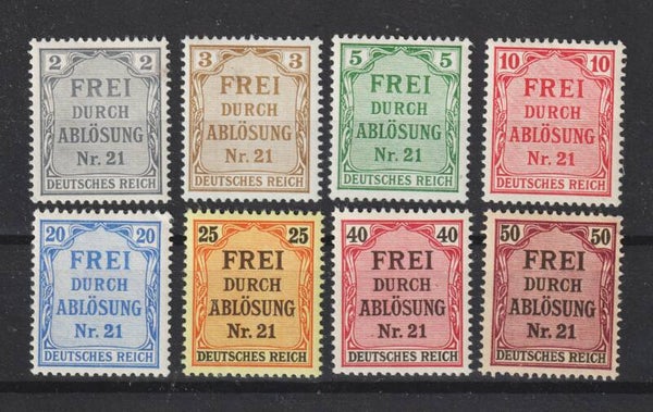 MiNr. D 1-8 postfrisch **