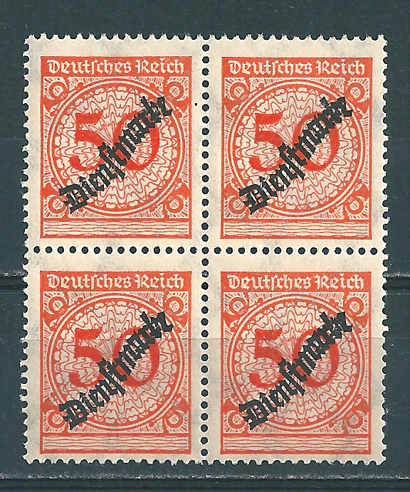 MiNr. D 103 postfrisch ** Viererblock  (slg)