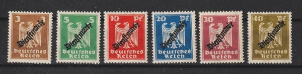 MiNr. D 105-110 postfrisch