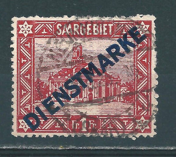 Saar MiNr. D 11 I gestempelt