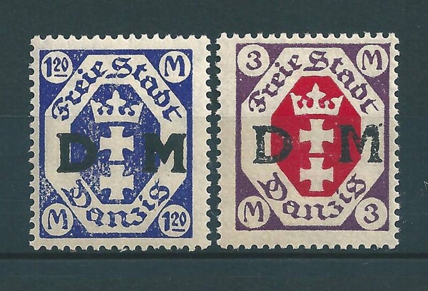 MiNr. D 12 + 14 ungebraucht *