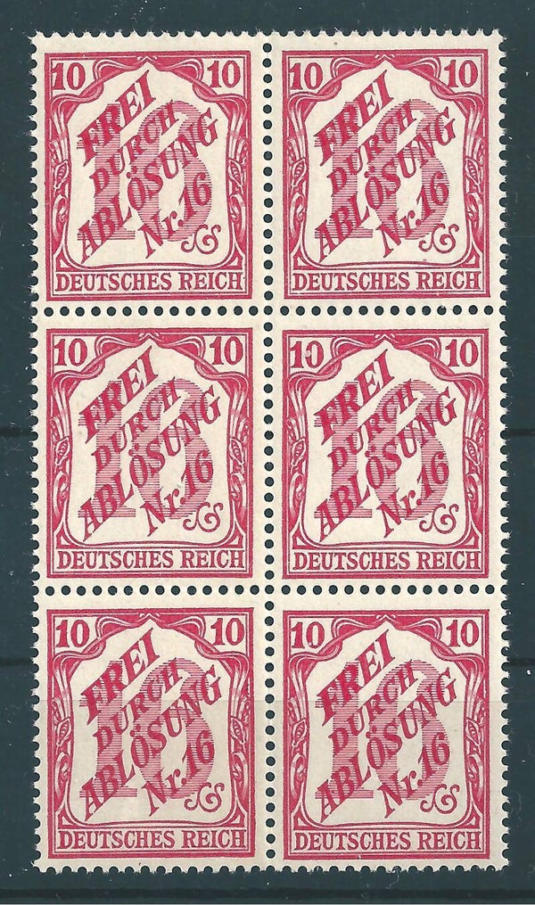 MiNr. D 12 postfrisch **