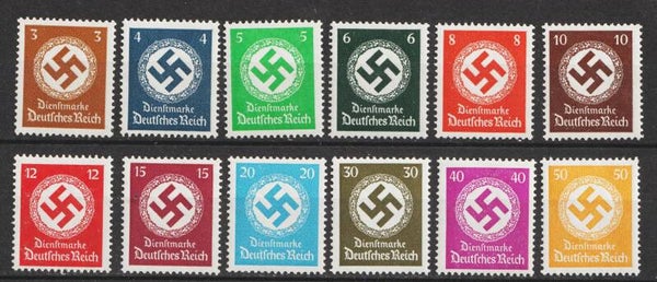 MiNr. D 132-143 postfrisch **