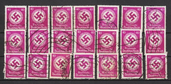 21 x MiNr. D 142 (0384)