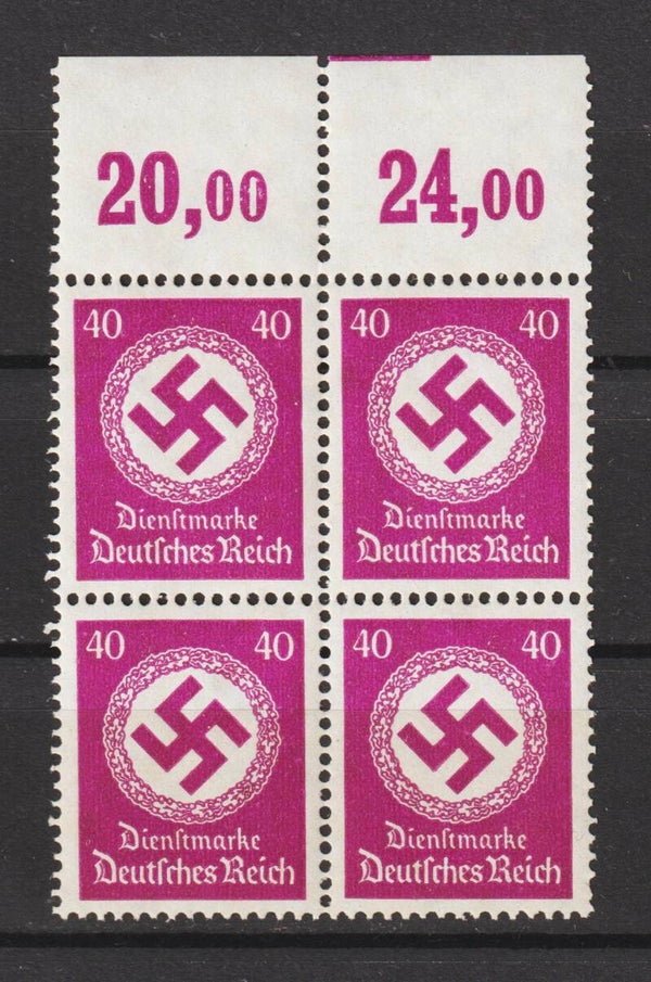MiNr. D 140 OR dgz postfrischer ** Viererblock