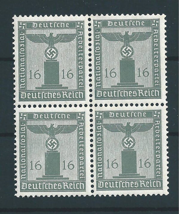 MiNr. D 151 postfrisch ** im Viererblock