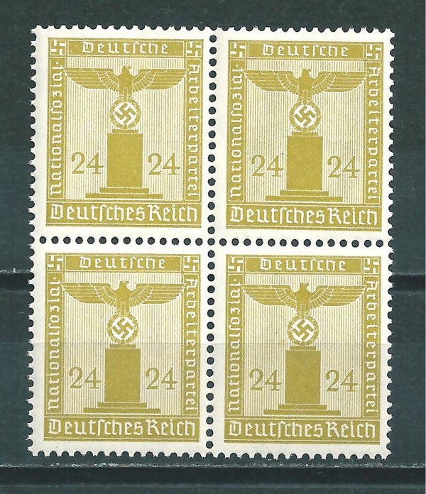 MiNr. D 152 postfrisch ** Viererblock