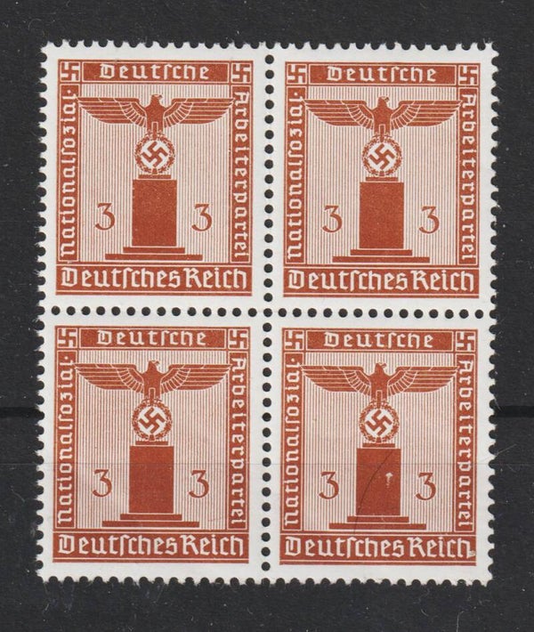 MiNr. D 156 postfrisch **  Viererblock