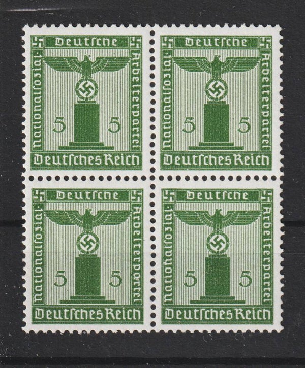 MiNr. D 158 postfrisch **  Viererblock