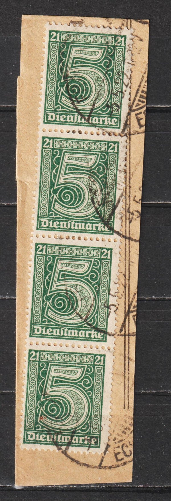 MiNr. D 16 Briefstück  (0433)