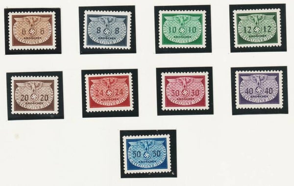 Generalgouvernement MiNr. D 16-24 postfrisch **