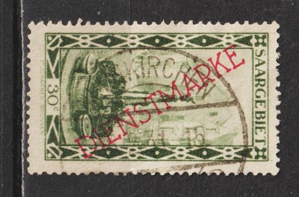 Saar MiNr. D 16 gestempelt: NEUNKIRCHEN (sab10)