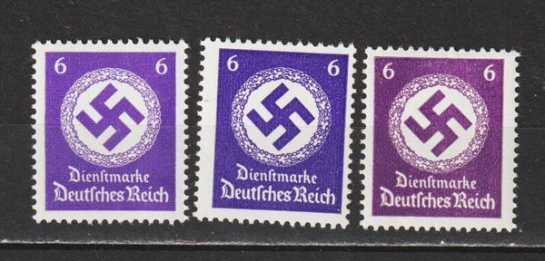 MiNr. D 169 a,b,c postfrisch **