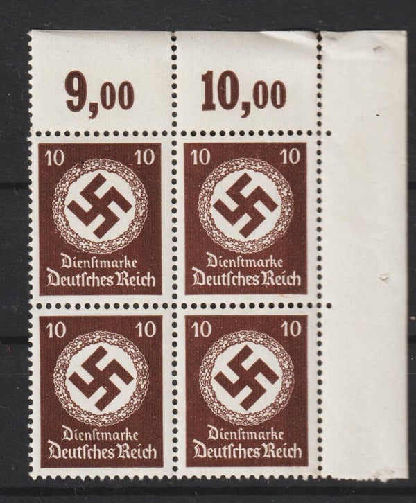 MiNr. D 171 postfrische Bogenecke