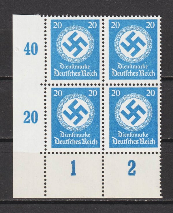 MiNr. D 174 postfrisch **  Bogenecke