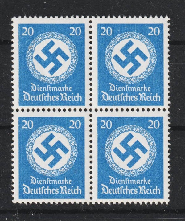MiNr. D 174 postfrisch ** Viererblock