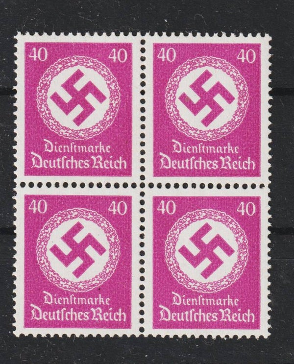 MiNr. D 176 postfrisch ** Viererblock