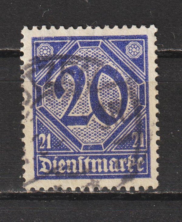 MiNr. D 19 gestempelt, geprüft