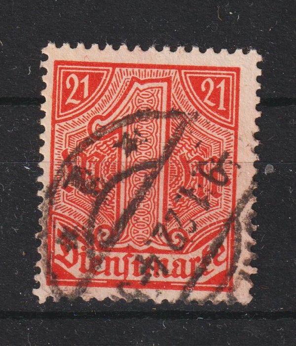 MiNr. D 22 gestempelt, geprüft  (0430)