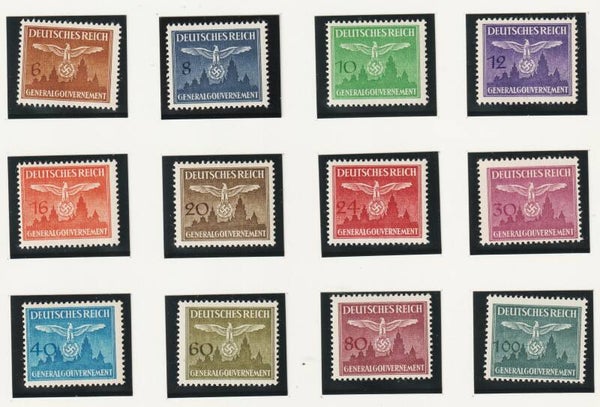 Generalgouvernement MiNr. D 25-36 postfrisch **