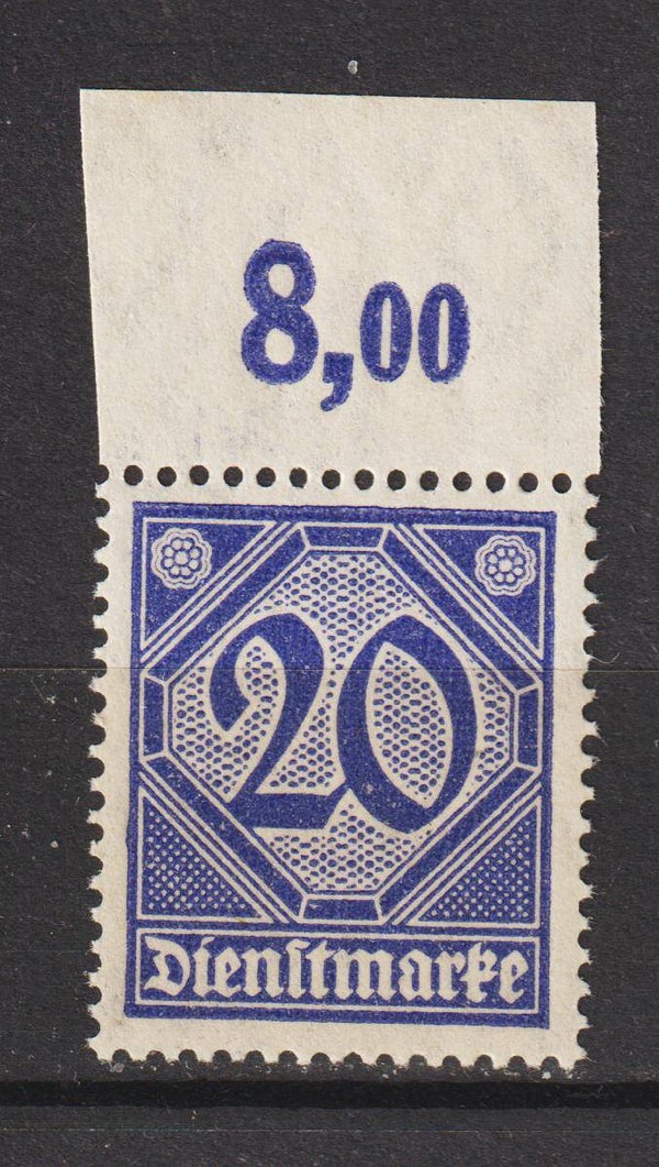 MiNr. D 26 Oberrand postfrisch **