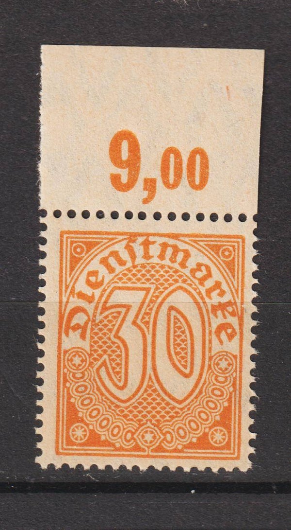 MiNr. D 27 Oberrand postfrisch **