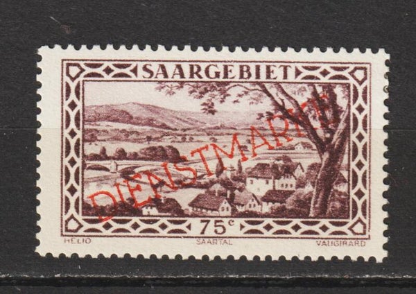 Saar MiNr. D 30 ungebraucht *