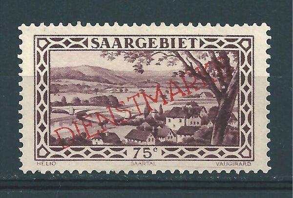 Saar MiNr. D 30 ungebraucht * Abart