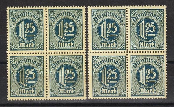 MiNr. D 31 + D 31x postfrisch **