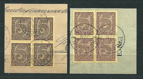 MiNr. D 33 a+c gestempelt