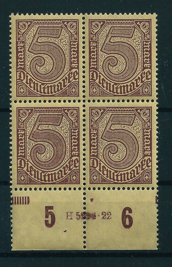 MiNr. D 33 HAN H 5996.22 postfrisch **