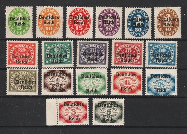 MiNr. D 34-51 postfrisch **