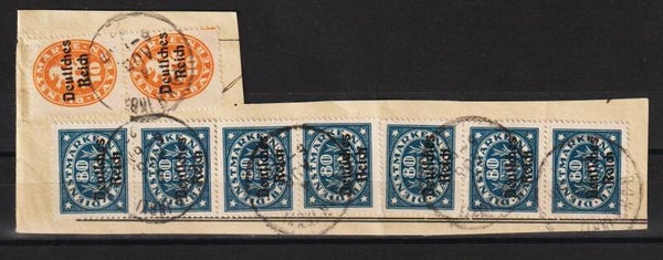 MiNr. D 44 Briefstück