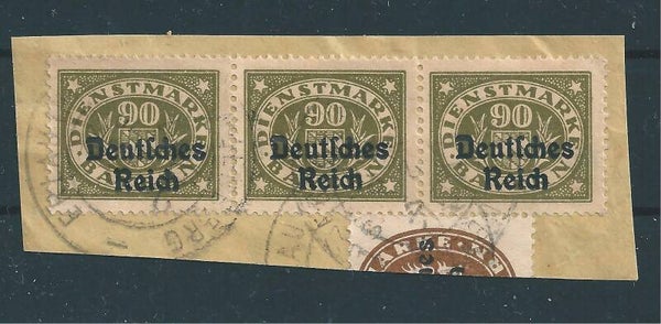 MiNr. D 45 Briefstück