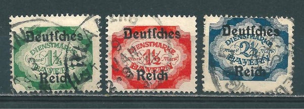 MiNr. D 47-49 gestempelt