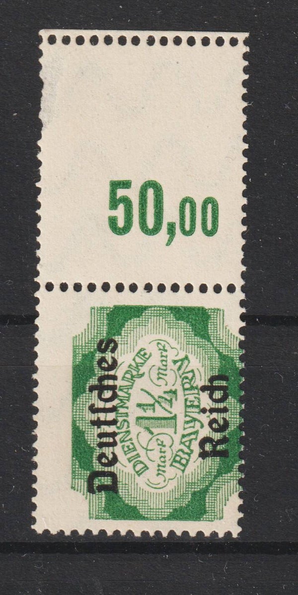 MiNr. D 47 Oberrand Leerfeld postfrisch **