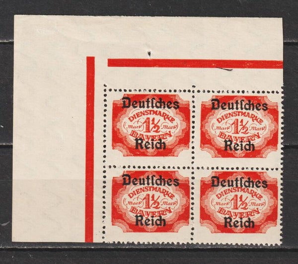 MiNr. D 48 postfrische ** Bogenecke