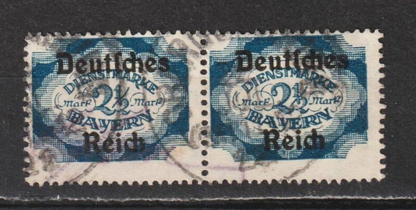 MiNr. D 49 gestempelt, geprüftes Paar