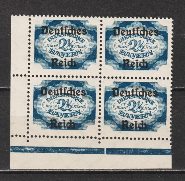 MiNr. D 49 postfrische ** Bogenecke