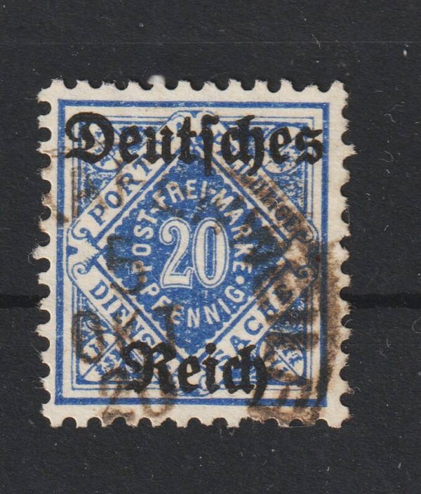 MiNr. D 55 x gestempelt, geprüft